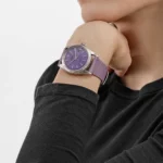 Rolex Datejust Replica 1601 Stainless Steel Aftermarket Lavender Dial - Image 2