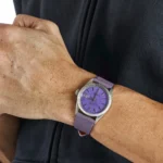 Rolex Datejust Replica 1601 Stainless Steel Aftermarket Lavender Dial - Image 3