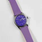 Rolex Datejust Replica 1601 Stainless Steel Aftermarket Lavender Dial - Image 4
