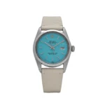 Rolex Datejust Replica 16000 Stainless Steel Aftermarket Turquoise Dial