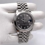 Rolex Datejust Replica 126334 Stainless Steel Slate Diamond Dial Jubilee - Image 2