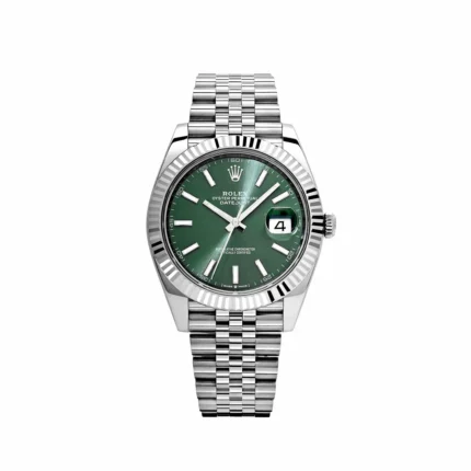 Rolex Datejust Replica 126334 Stainless Steel Green Dial Jubilee