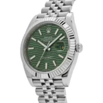 Rolex Datejust Replica 126334 Stainless Steel Fluted Motif Green Dial Jubilee - Image 4