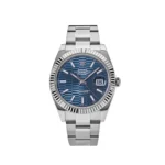 Rolex Datejust Replica 126334 Stainless Steel Fluted Motif Blue Dial Oyster