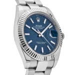 Rolex Datejust Replica 126334 Stainless Steel Fluted Motif Blue Dial Oyster - Image 4