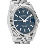 Rolex Datejust Replica 126334 Stainless Steel Fluted Motif Blue Dial Jubilee - Image 4