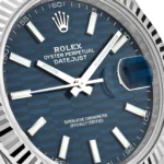 Rolex Datejust Replica 126334 Stainless Steel Fluted Motif Blue Dial Jubilee - Image 5