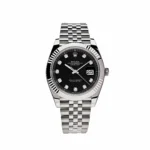 Rolex Datejust Replica 126334 Stainless Steel Black Diamond Dial Jubilee