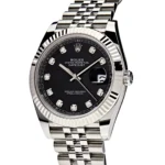 Rolex Datejust Replica 126334 Stainless Steel Black Diamond Dial Jubilee - Image 2