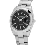 Rolex Datejust Replica 126300 Stainless Steel Black Dial Oyster - Image 3