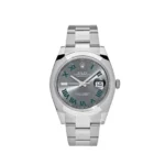 Rolex Datejust Replica 126300 'Wimbledon' Stainless Steel Slate Dial Jubilee