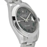 Rolex Datejust Replica 126300 'Wimbledon' Stainless Steel Slate Dial Jubilee - Image 3