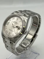 Rolex Datejust Replica 126234 White Gold Stainless Steel Silver Dial Oyster - Image 5