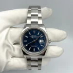 Rolex Datejust Replica 126234 White Gold Stainless Steel Blue Dial Oyster - Image 3