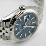 Rolex Datejust Replica 126234 White Gold Stainless Steel Blue Dial Jubilee - Image 3