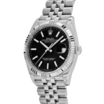 Rolex Datejust Replica 126234 White Gold Stainless Steel Black Dial Jubilee - Image 3