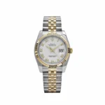 Rolex Datejust Replica 126233 Yellow Gold Stainless Steel White Roman Dial Jubilee