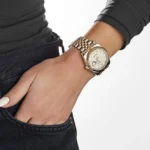 Rolex Datejust Replica 126233 Yellow Gold Stainless Steel White Roman Dial Jubilee - Image 2