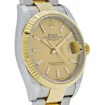 Rolex Datejust Replica 126233 Two-Toned Yellow Gold Stainless Steel Champagne Dial - Image 3