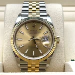 Rolex Datejust Replica 126233 Stainless Steel Yellow Gold Champagne Dial Jubil - Image 2