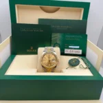 Rolex Datejust Replica 126233 Stainless Steel Yellow Gold Champagne Dial Jubil - Image 8
