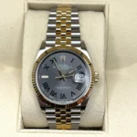 Rolex Datejust Replica 126233 'Wimbledon' Stainless Steel Yellow Gold Slate Dial Jubilee - Image 2