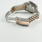 Rolex Datejust Replica 126231 Rose Gold Stainless Steel Black Diamond Dial - Image 9