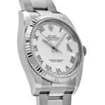 Rolex Datejust Replica 116234 Stainless Steel White Gold White Roman Numerals - Image 4