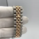 Rolex Datejust Replica 116201 Stainless Steel Rose Gold Black Dial - Image 6
