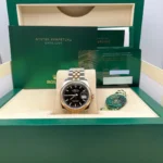 Rolex Datejust Replica 116201 Stainless Steel Rose Gold Black Dial - Image 7