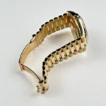 Replica Rolex Day-Date 228348RBR Yellow Gold Green Roman Numeral Dial Diamond Bezel - Image 10