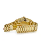 Replica Rolex Day-Date 228348RBR Yellow Gold Black Diamond Dial Diamond Bezel - Image 7