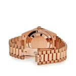 Replica Rolex Day-Date 228345RBR Rose Gold Olive Green Dial Diamond Bezel - Image 4