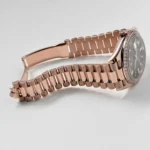 Replica Rolex Day-Date 228345RBR Rose Gold Eisenkiesel Dial Diamond Bezel - Image 8