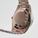 Replica Rolex Day-Date 228345RBR Rose Gold Eisenkiesel Dial Diamond Bezel - Image 10