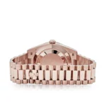 Replica Rolex Day-Date 228345RBR Rose Gold Diamond Bezel Sundust Diamond Dial - Image 6