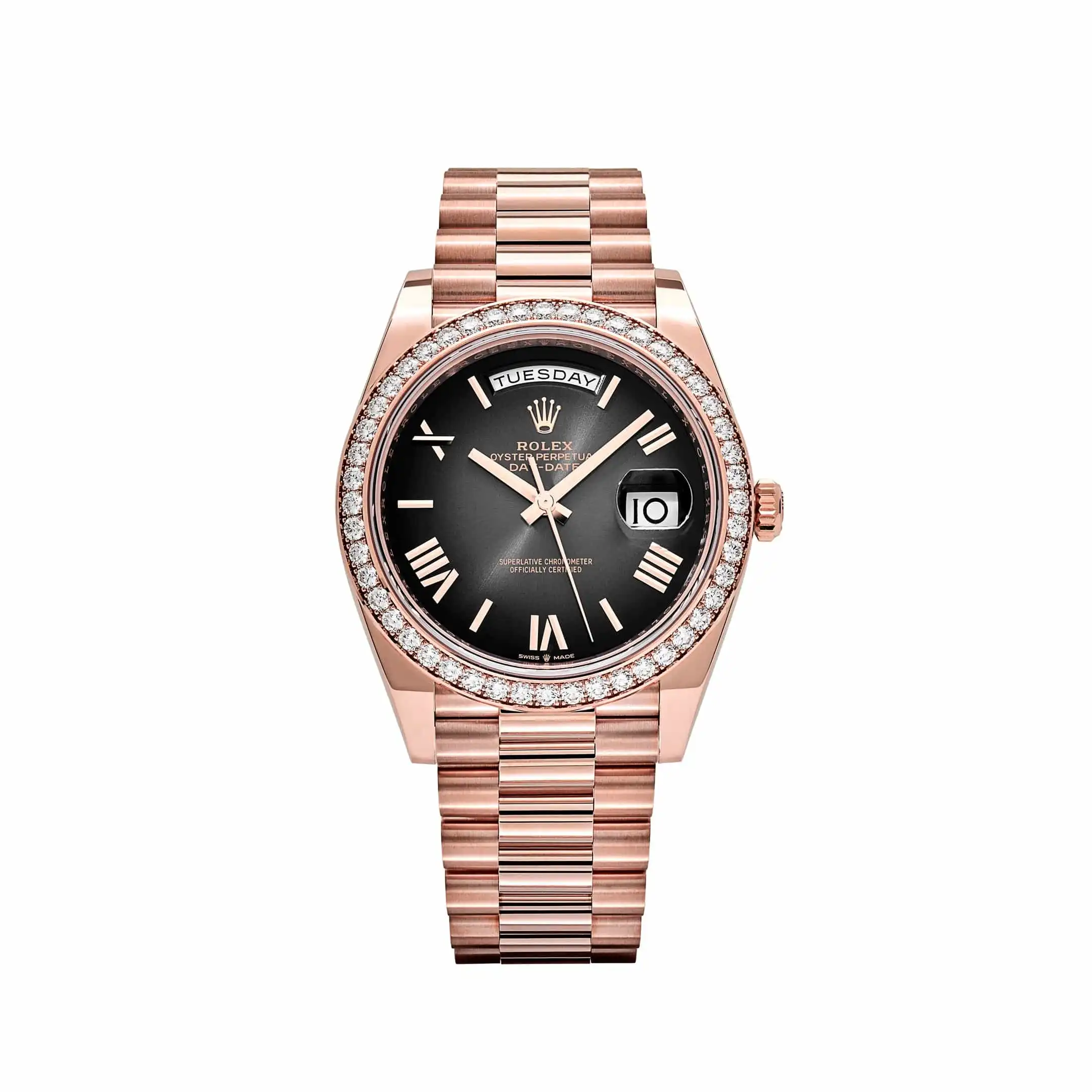 lwnf3kz15dl.webp Replica Rolex Day-Date 228345RBR Rose Gold Diamond Bezel Slate Ombre Dial - Image 1