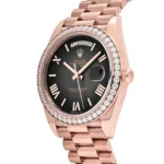 Replica Rolex Day-Date 228345RBR Rose Gold Diamond Bezel Slate Ombre Dial - Image 3
