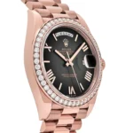 Replica Rolex Day-Date 228345RBR Rose Gold Diamond Bezel Slate Ombre Dial - Image 4