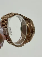 Replica Rolex Day-Date 228345RBR Rose Gold Diamond Bezel Diamond-Paved Dial - Image 5