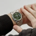 Replica Rolex Day-Date 228239 White Gold Olive Dial - Image 2