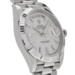 Replica Rolex Day-Date 228239 White Gold Meteorite Diamond Dial - Image 2