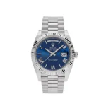 Replica Rolex Day-Date 228239 White Gold Blue Dial