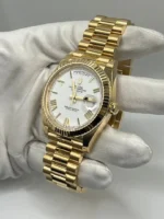 Replica Rolex Day-Date 228238 Yellow Gold White Dial - Image 4
