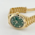Replica Rolex Day-Date 228238 Yellow Gold Green Roman Numerals Dial - Image 5