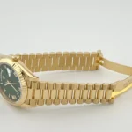 Replica Rolex Day-Date 228238 Yellow Gold Green Roman Numerals Dial - Image 8