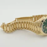 Replica Rolex Day-Date 228238 Yellow Gold Green Roman Numerals Dial - Image 10