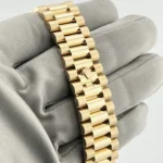 Replica Rolex Day-Date 228238 Yellow Gold Green Roman Numerals Dial - Image 12