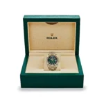 Replica Rolex Day-Date 228238 Yellow Gold Green Ombre Roman Numeral Dial - Image 7