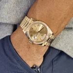 Replica Rolex Day-Date 228238 Yellow Gold Champagne Roman Dial - Image 2